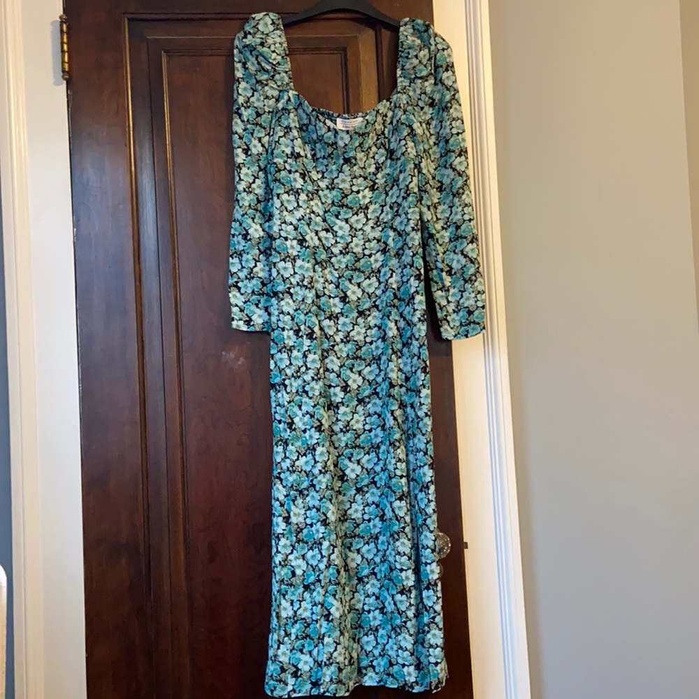 NEW &Other Stories flower midi dress size 8